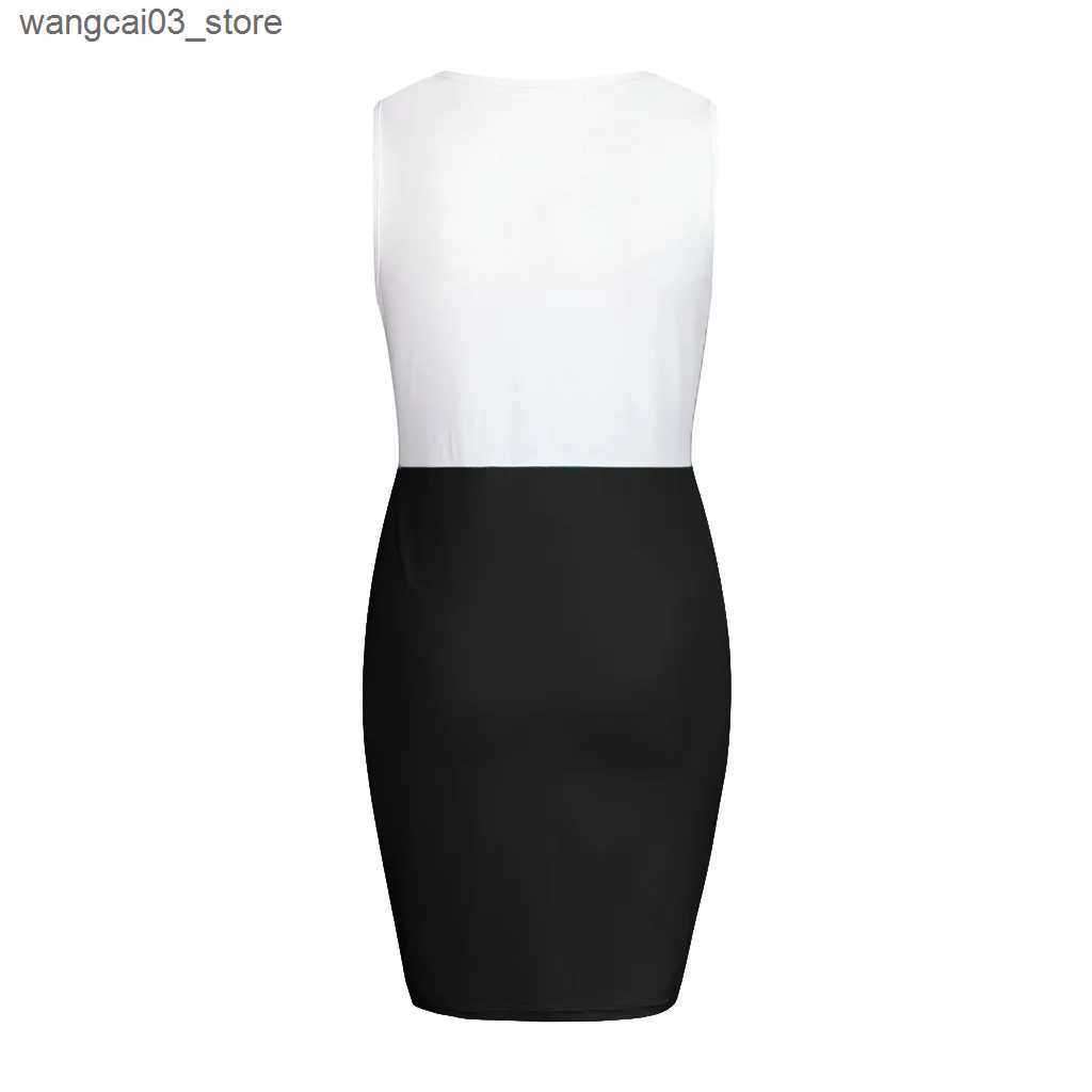 Maternity Dresses Maternity Clothes Premama Straight Sleeveless Dress Summer Pregnant Women O-Neck Hip Wrap Dress Skirt Vestido Pregnancy Clothing L24