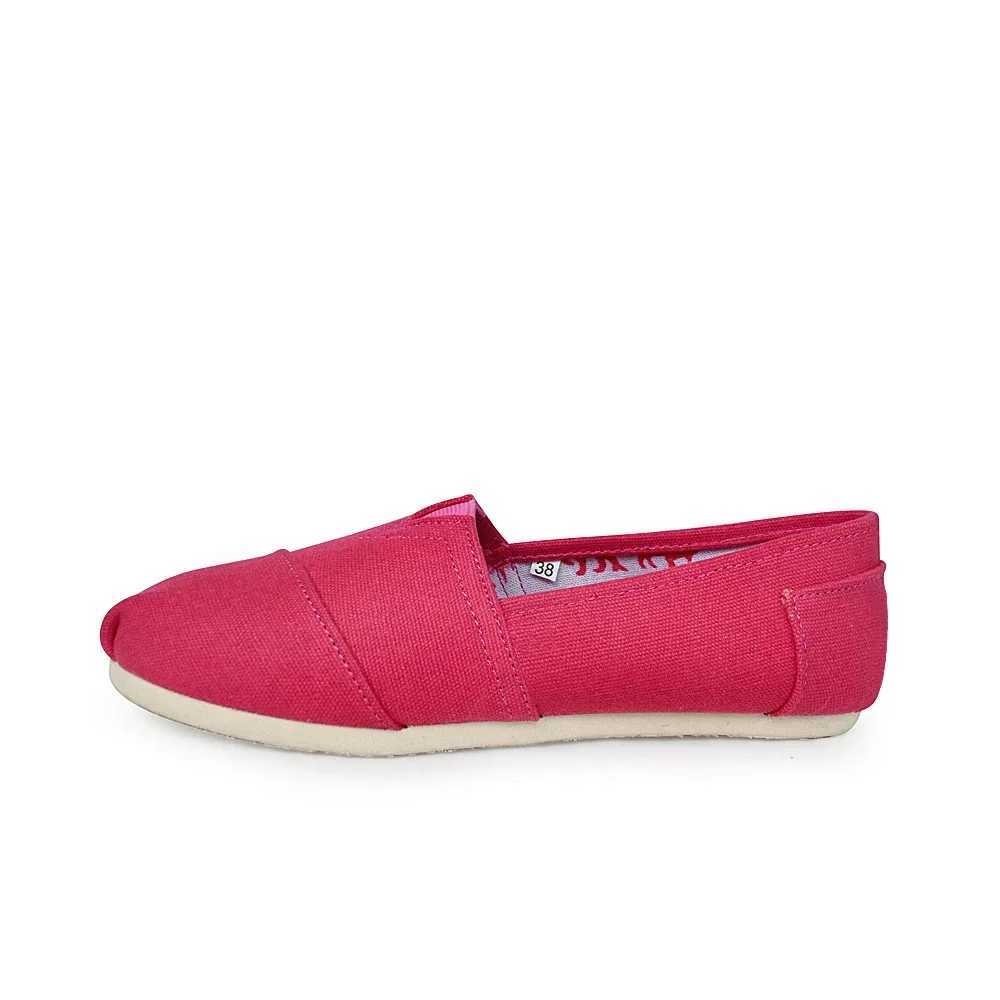 Mens and womens solid color Thomas shoes large size 35-45 breathable plain canvas plain shoes solid color soft leather linen shoes Y241011