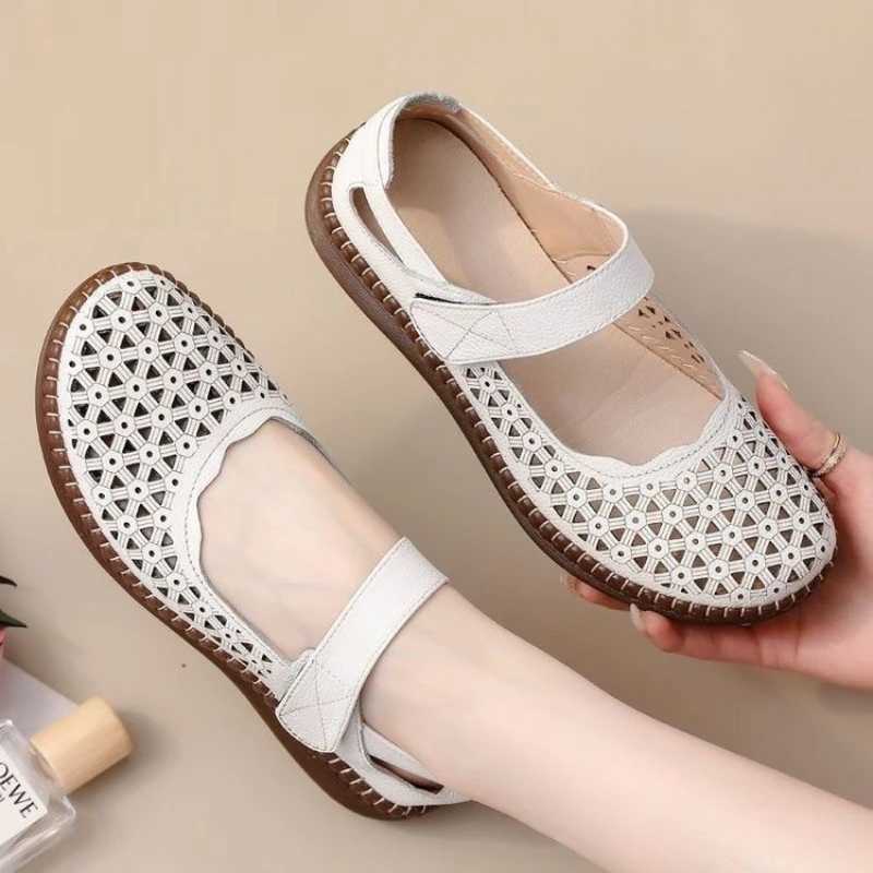 Womens Sandals Summer Platform Breathable Shoes 2024 Casual Mom Shoes Soft soled Fashion Platform Sandals Y241011
