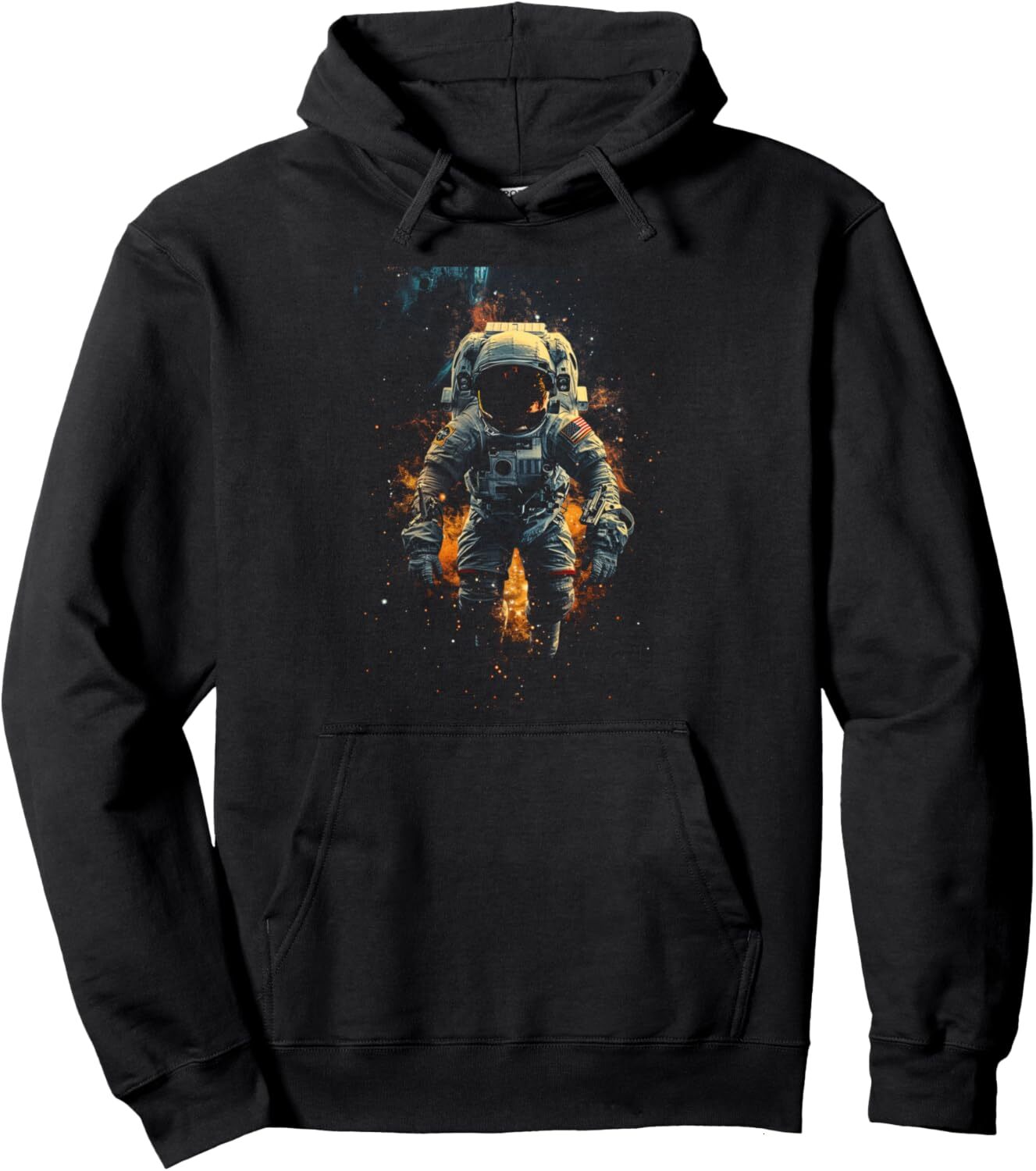 Hoodie for Mens Womens Astronaut Space Exploration Graphic Print Galaxy Inspired Pullover Hoodie Graphic Hoodies sweatshirt Pullover Long Sleeve