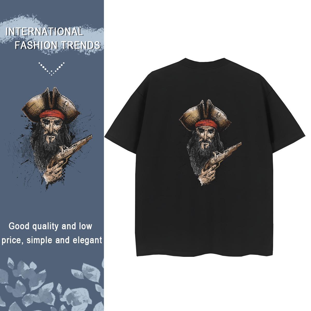 TOP Quality Women T Shirts 100% Cotton 230g Breathable Soft Casual Daily Wear portrait Lady T shirt High quality Floral Print Tshirts