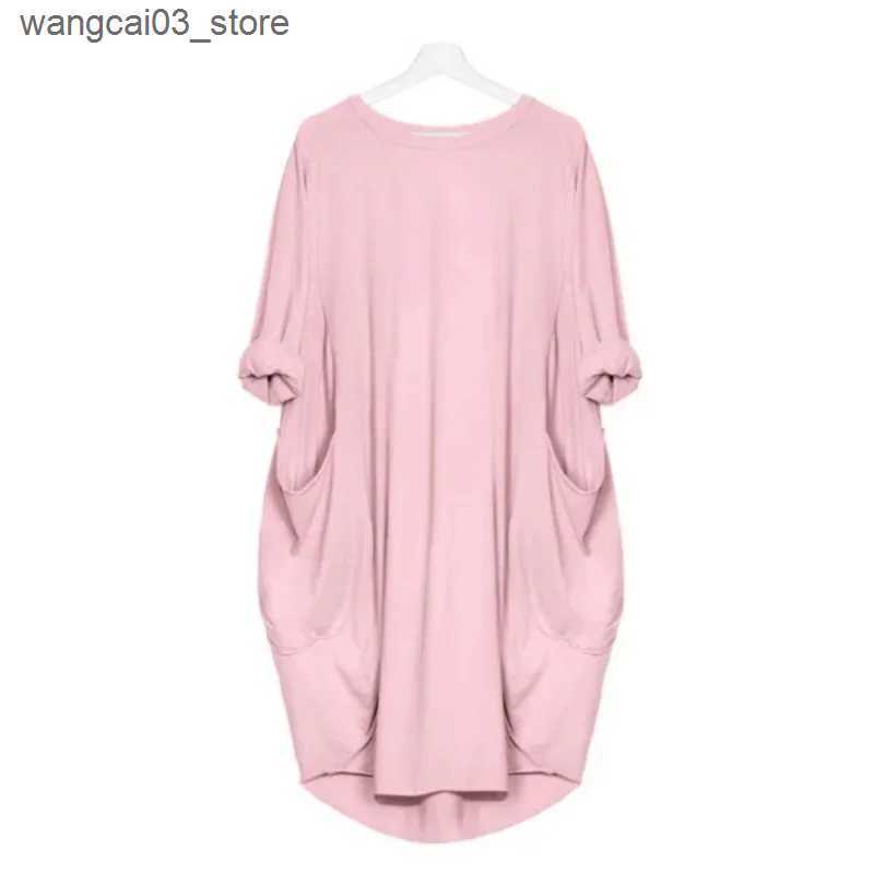 Maternity Dresses Spring Autumn Long Sleeve Casual Loose Dress Maternity Clothes for Pregnant Women Vestidos Gravidas Lady Dress Pregnancy Dresses L24