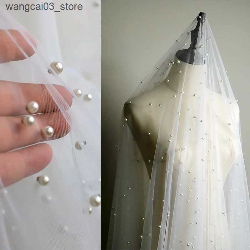 Maternity Dresses Tulle Maternity Dresses For Photo Shooting Pregnant Photography Props Lace Wraps Scattered Pearls Studded Mesh Outfit L240910