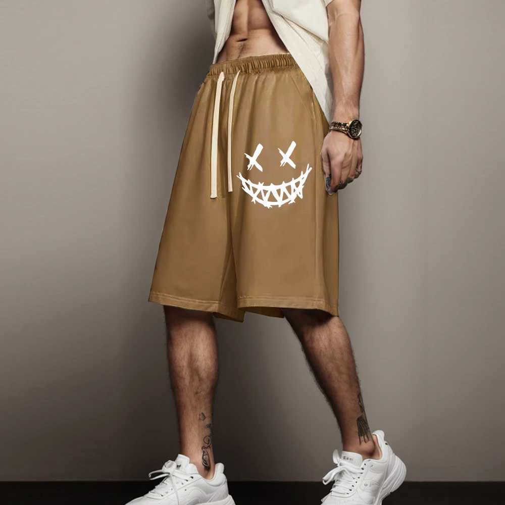 Fashionable mens beach shorts with interesting graphic printing sports sweatpants hip-hop breathable sports casual shorts Breeches W250319