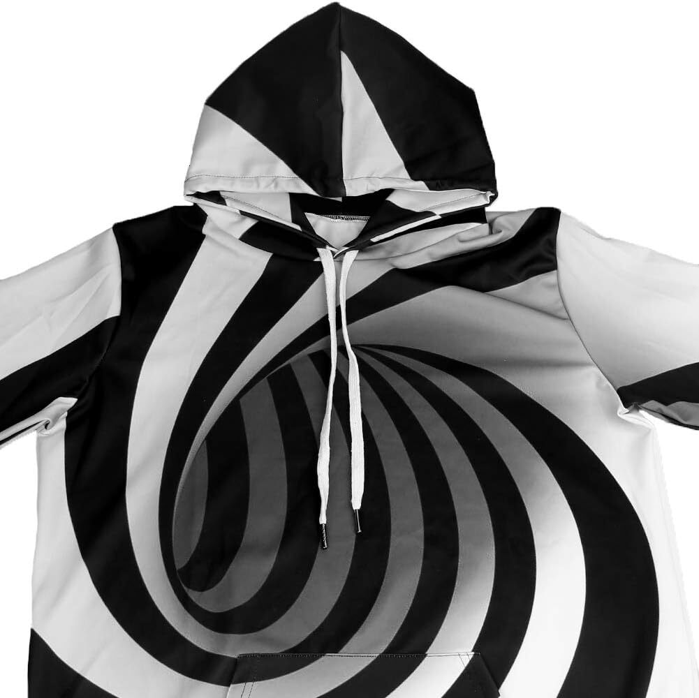 Hoodie for Mens Womens Unisex Hoodies 3D Print Galaxy Pullover Hooded Sweatshirt Hoodies with Big Pockets for Teen Men, Teen Boy, Women Graphic Trendy