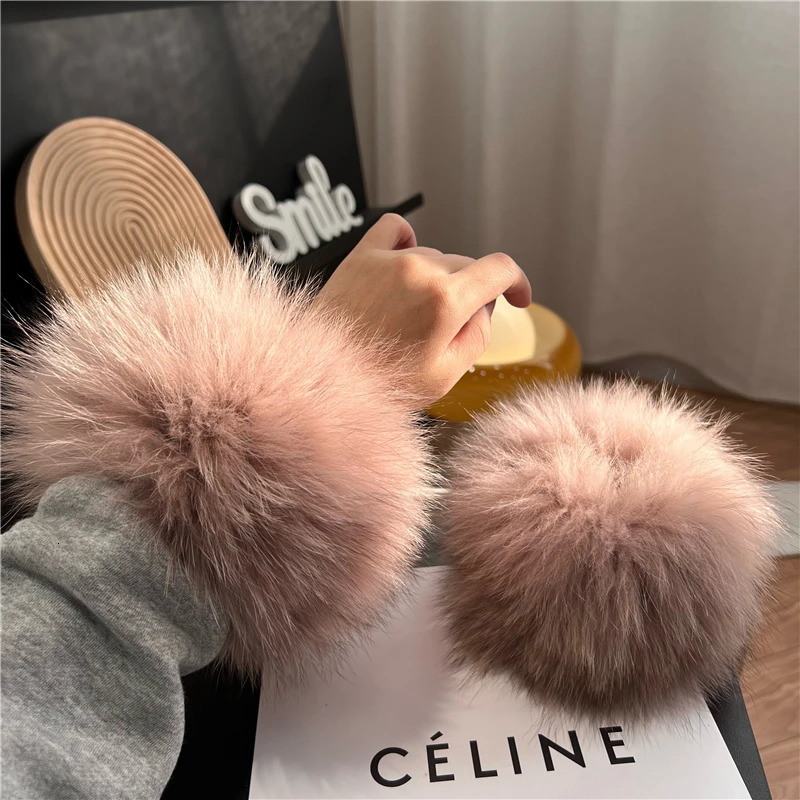 Arrival Female Natural fox Fur Cuffs Knitted Warm Real Fox Fur Mittens Women Winter Outdoor fox Fur Cuffs 241009