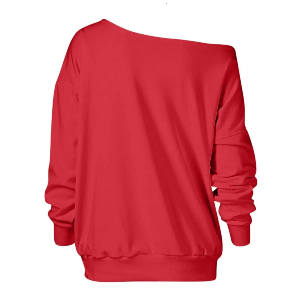 Ugly Year O Neck Pullover Xmas Reindeer Sweater Female Blouse Christmas Print Sweatshirts Women Solid Long Sleeve Tee Tops 241011