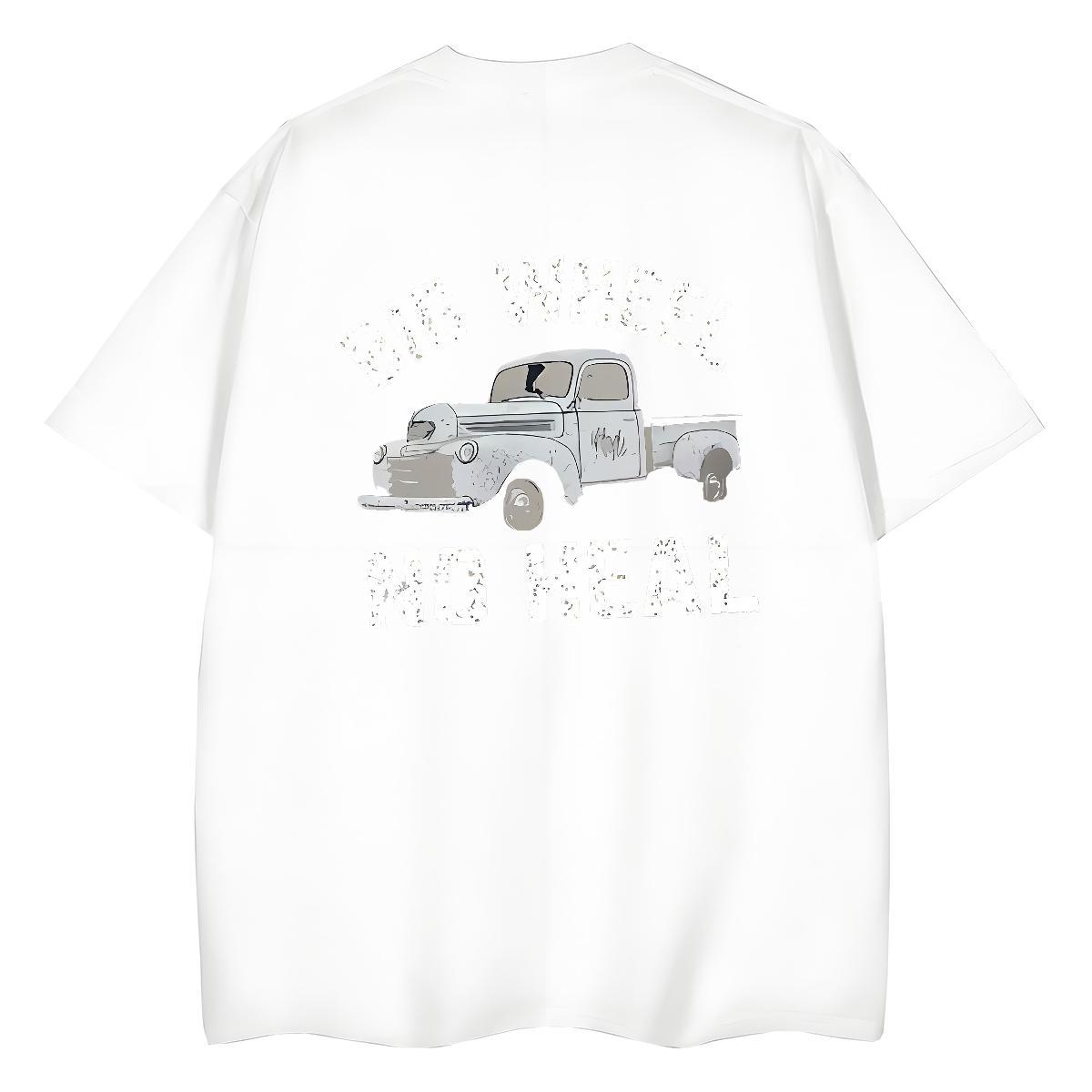 Custom Women T Shirts 230g Pure Cotton Comfortable Street Casual car Women Tees Soft Anime Oversized Tee Shirt