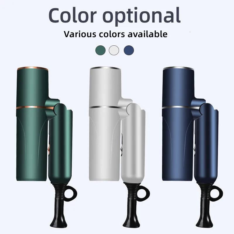 Folding Hair Dryer with High Power Fast Drying Blue Light Ion Silence Convenient Travel Hair Dryer for Home Use 241009