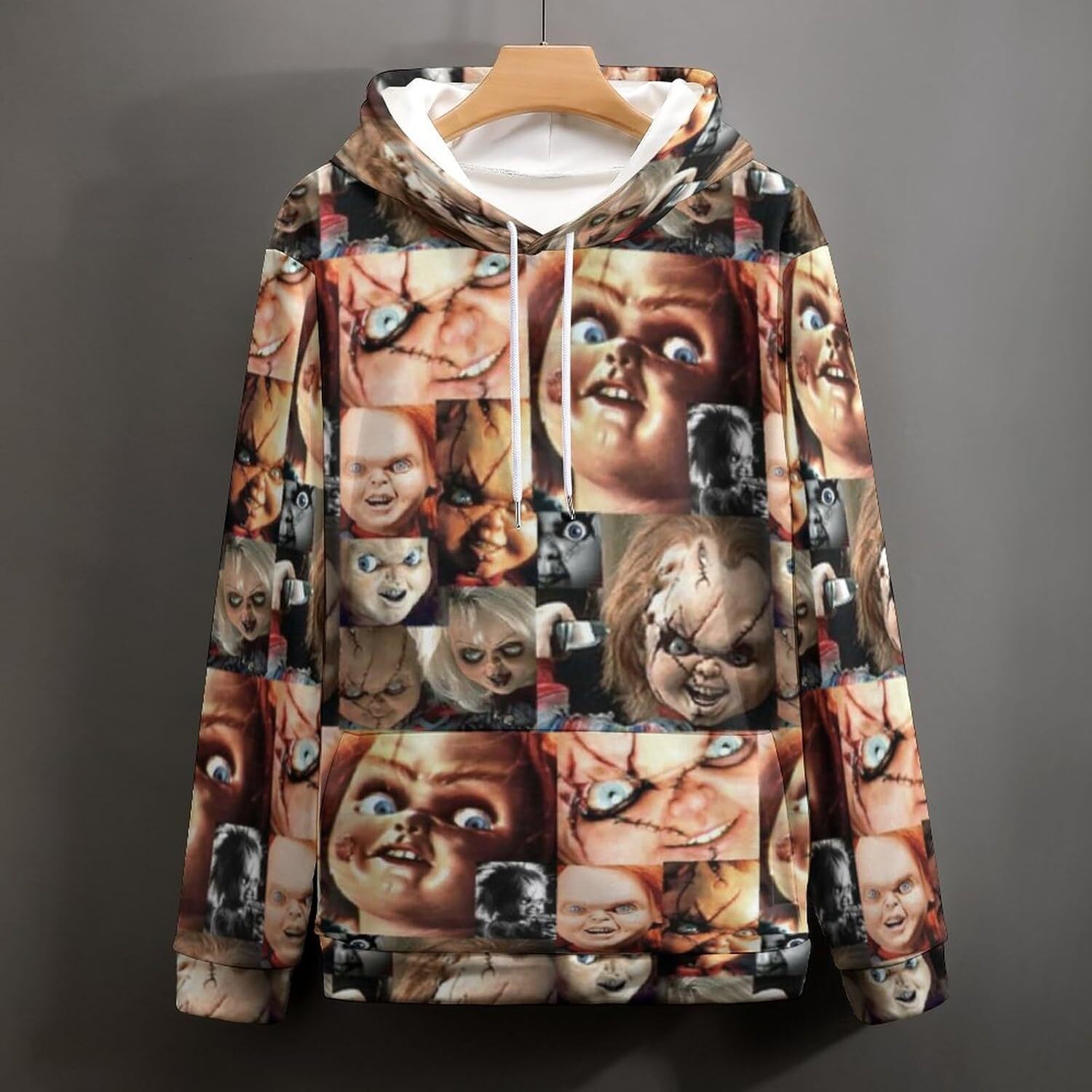 Hoodie for Mens Womens Pullover Autumn Soft Hoodie Chucky Slim Fit Loose Hip-Hop Long-Sleeved Sweatshirt for Unisex Graphic Hoodies sweatshirt