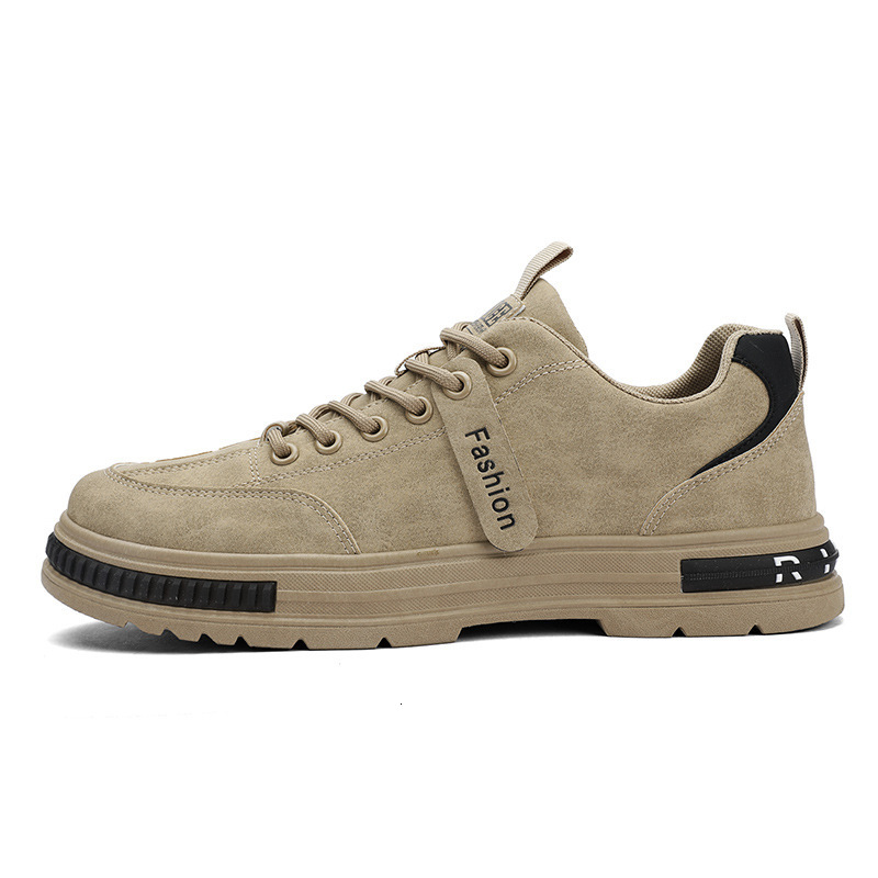 New Autumn Durable Labor Protection Anti slip Construction Site Wear Trend Versatile Work Shoes Men's Style