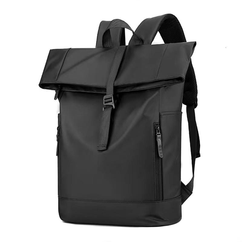 Mens Backpack Waterproof Rollup Expandable Travel Bag Large Capacity Laptop School Bags for Men Casual Daypack y240925