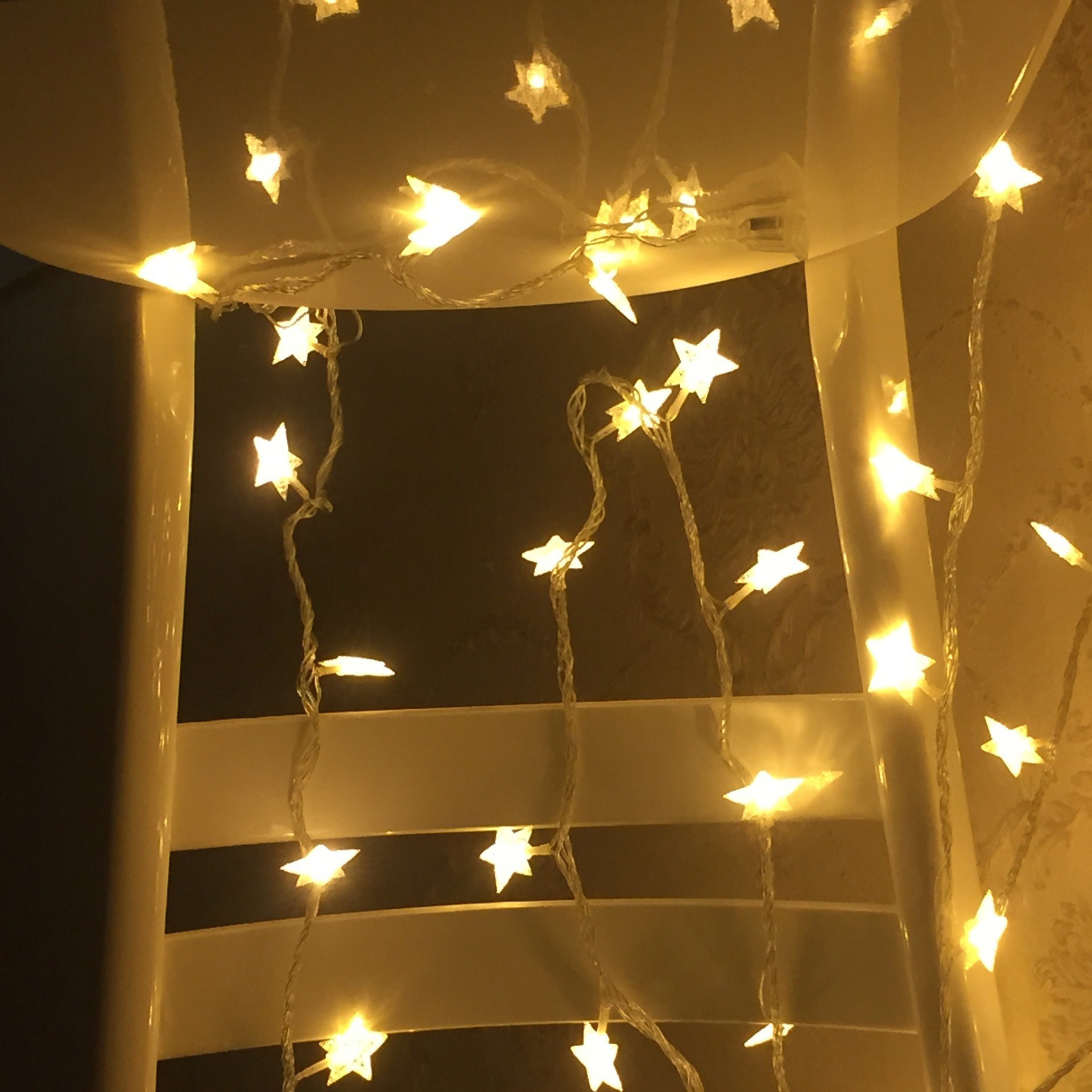 Factory new LED full star star lights flash lights string lights Christmas Day wedding decoration battery box colour lights wholesale