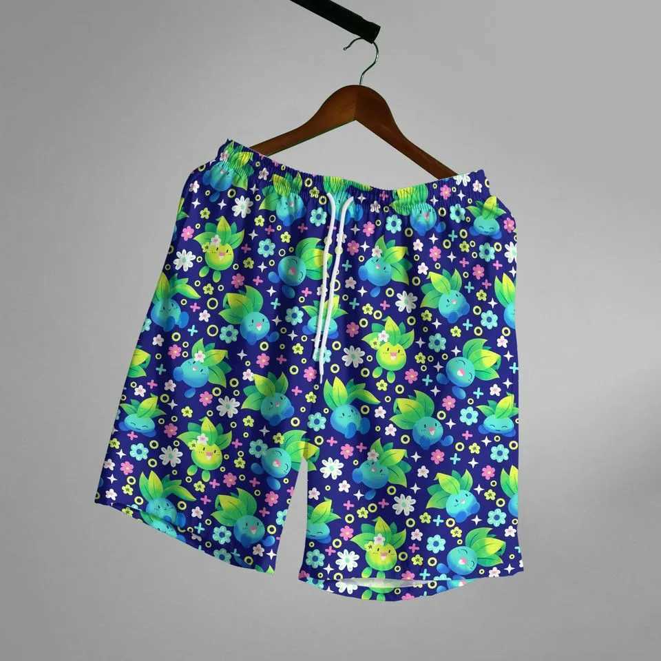 Mens summer shorts casual shorts pocket drawers interesting animal cartoon breathable shorts fashionable streetwear beach pants W241010