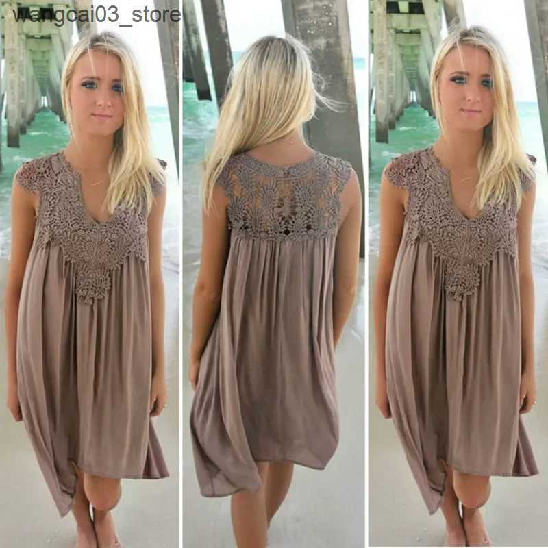 Maternity Dresses Sexy Lace Maternity Dress Casual Pregnancy Clothes for Photo Shoots Photography Dresses Pregnant Women Summer Clothing L240910 L2409