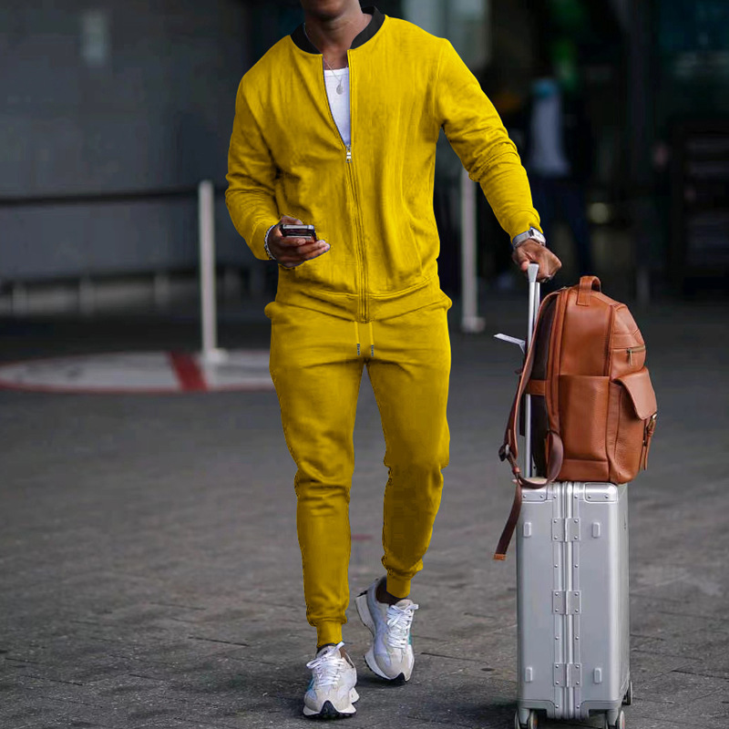 New Mens Jumper Top t shirt tracksuits trendy cotton sports casual loose high street Top Spring and autumn new men's suit men leisure outdoor spo