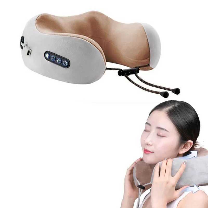 Electric neck massager portable U-shaped pillow used for neck and shoulder neck shoulder relaxation massage pillow outdoor household car W240819