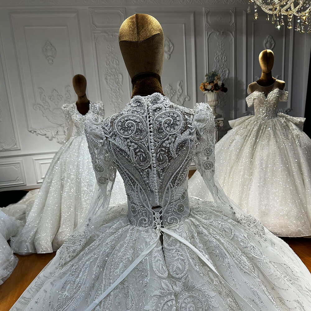 Amanda Novias Empire Long Sleeves Wedding Dress