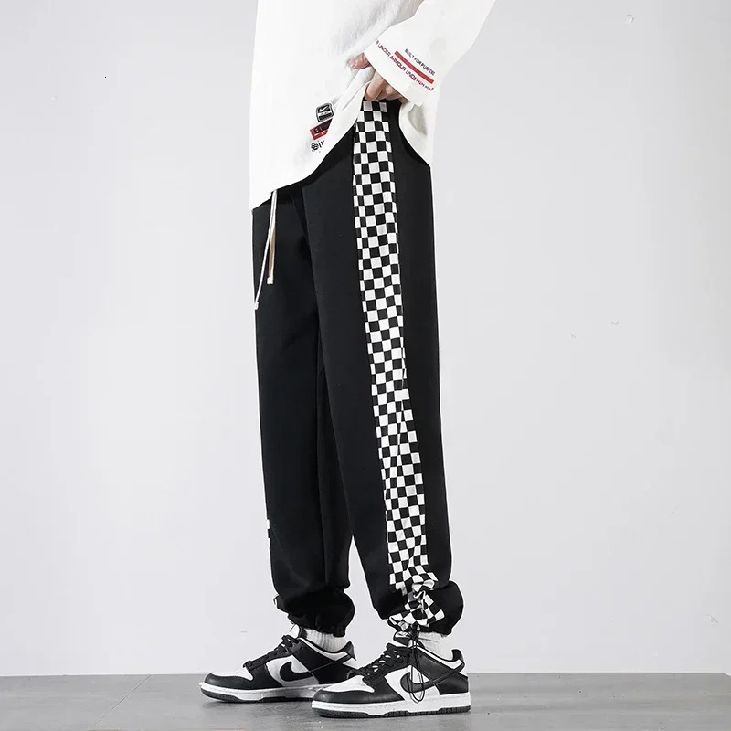 190cm Mens Y2k Running Pants Summer Loose 115cm 120cm Sweat Custom Pants 240930