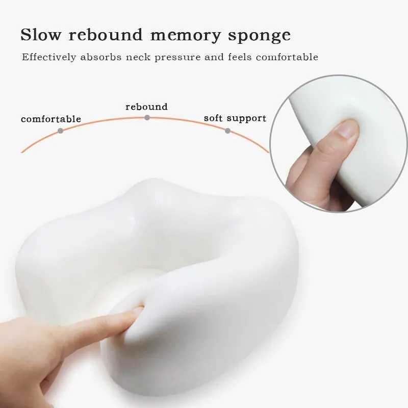 Portable U-shaped neck massager pillow soft electric neck and shoulder vibration massager Ceramic Vertebra for relaxing travel and work W240819