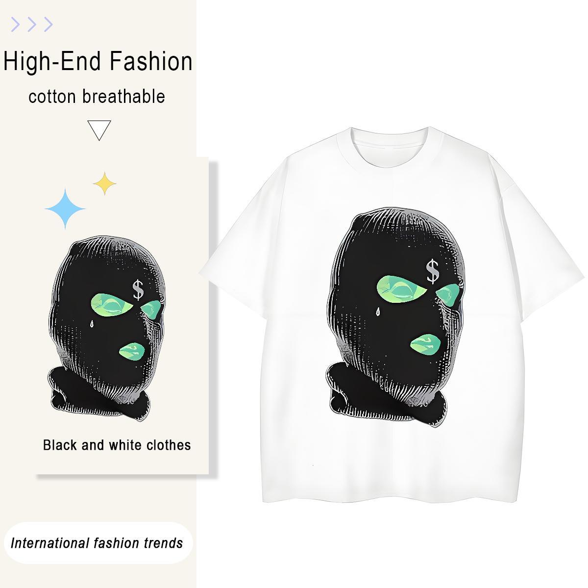 Stylist T Shirts Women 230g Pure Cotton Breathable Soft Home Outdoor portrait Unisex Tshirts Loose Plus Size Custom Tee Shirt