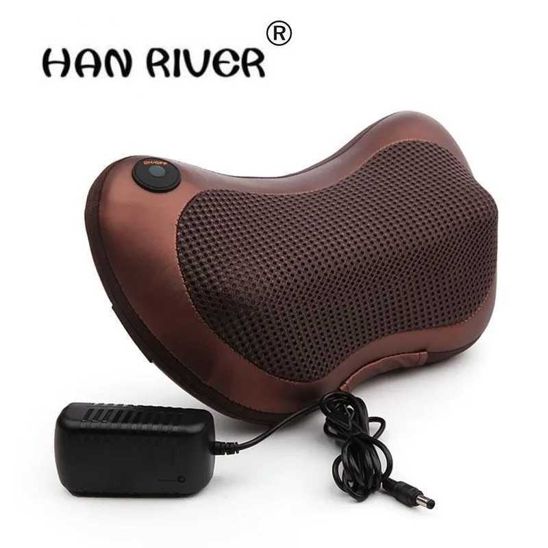HANRIVER High Quality Car Home Neck and Shoulder Massage Pillow Waist and Leg Massager Multi functional Massage Pillow Body Massage W240819