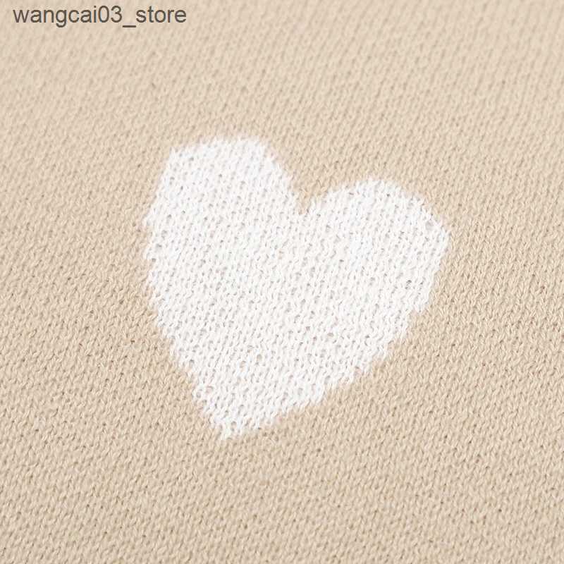 Blankets Swaddling Baby Blankets Cotton Knit 90*70CM Infant Girls Newborn Boys Bed Quilt Cute Love Plaid Toddler Stroller Swaddle Soft Sleep Covers L2