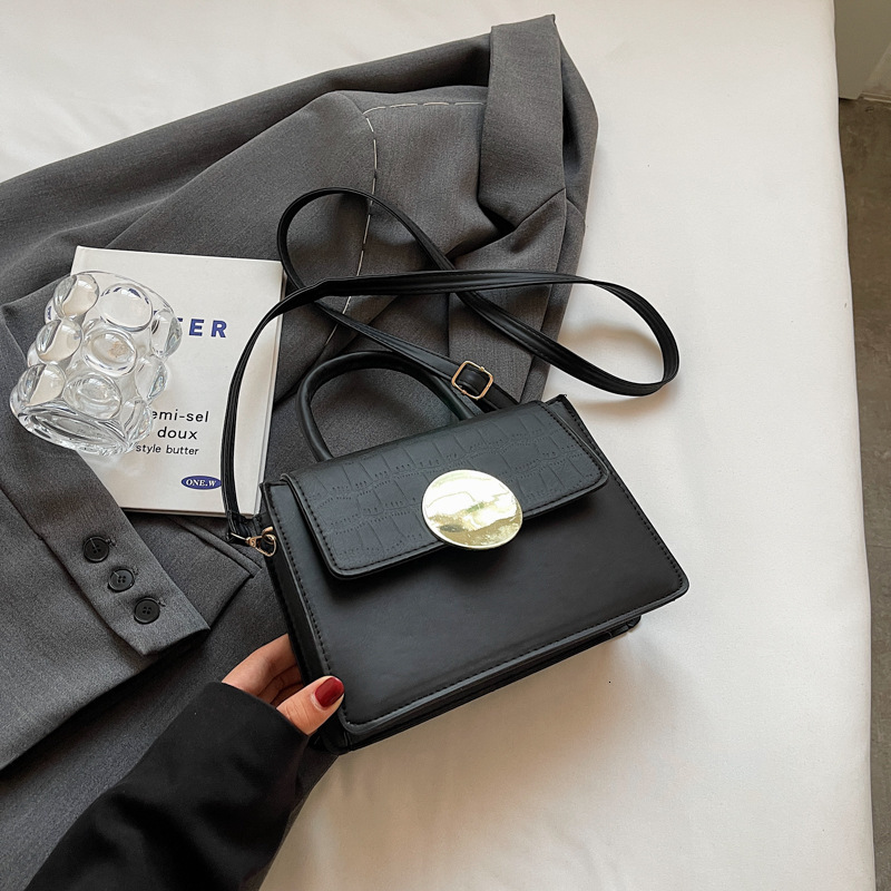 Personalized small square bag new Korean style trendy shoulder casual crossbody bag, fashionable and simple handbag