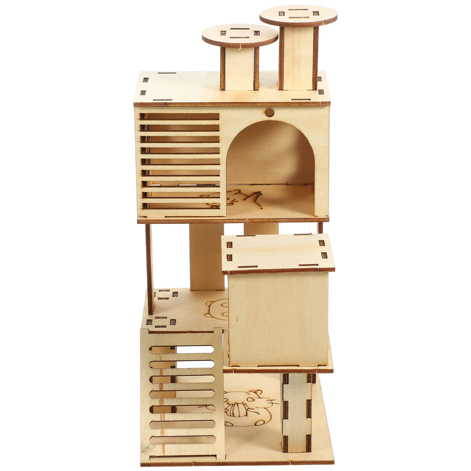 Hamster Platform House Pet Villa Creative Ladder Pet Playground Habitat