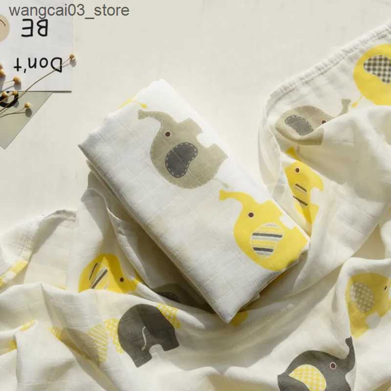 Blankets Swaddling Big Siz 70mboo30%cotton Baby Muslin Swaddle Blankets Diaper Newborn Blankets Gauze Infant Wrap Sleepsack Swaddleme Bath Towel L2409