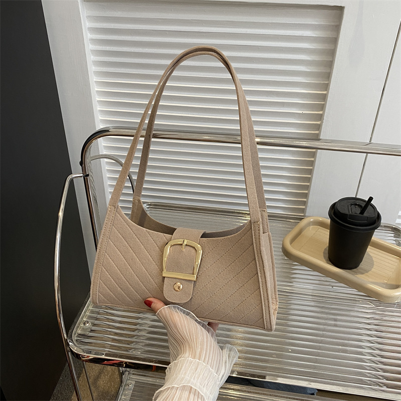 Fashionable and Simple New Western Style Commuter Shoulder Leisure Trend Underarm Bag for Women