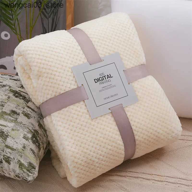 Blankets Swaddling Thicken Baby Blanket Soft Fleece Quilt for Newborn Swaddle Wrap Baby Bedding Accessories Sofa Blanket Stroller Cover Kids Gift L240