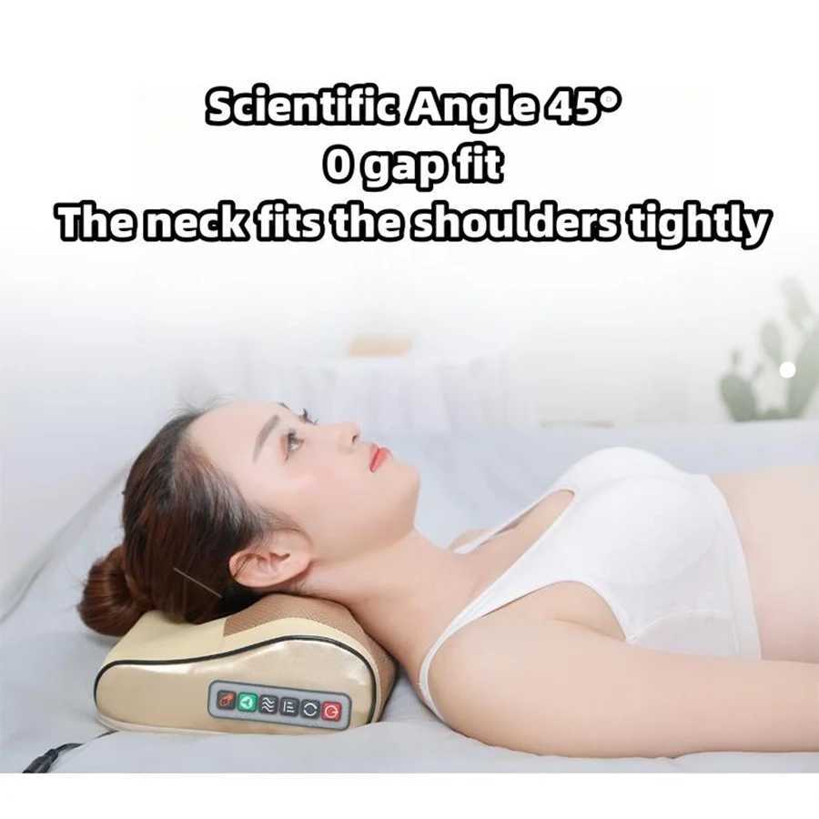Hot selling electric Cervical finger press kneading 3D neck back and shoulder massager W240819