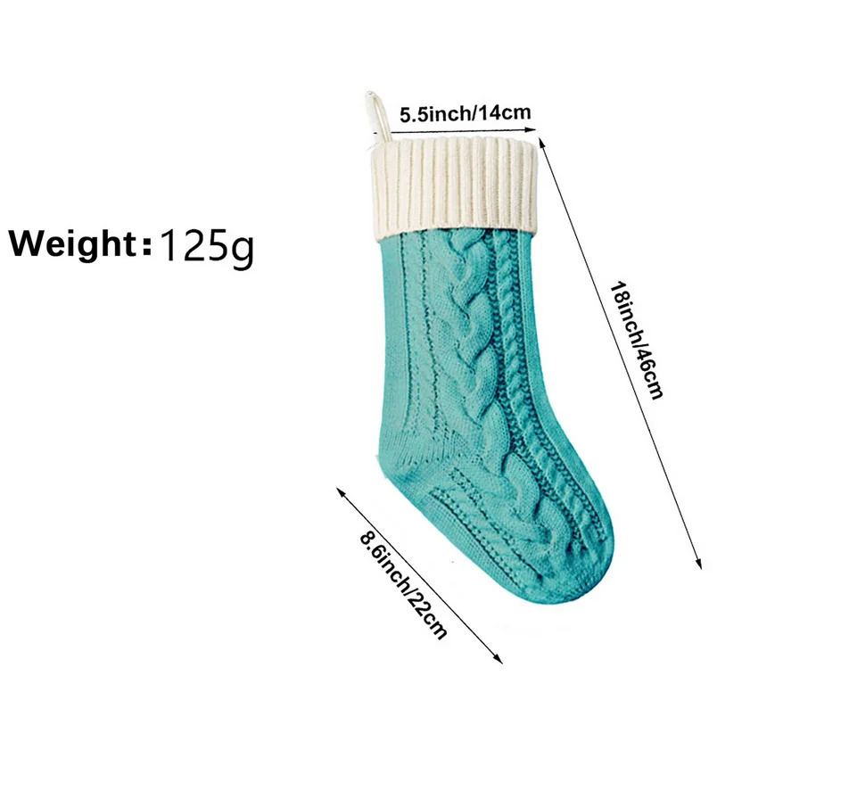 Personalized Christmas Stockings Custom Embroidered Christmas Stocking Monogram Stocking Christmas Gifts Knit Christmas Stocking 241011