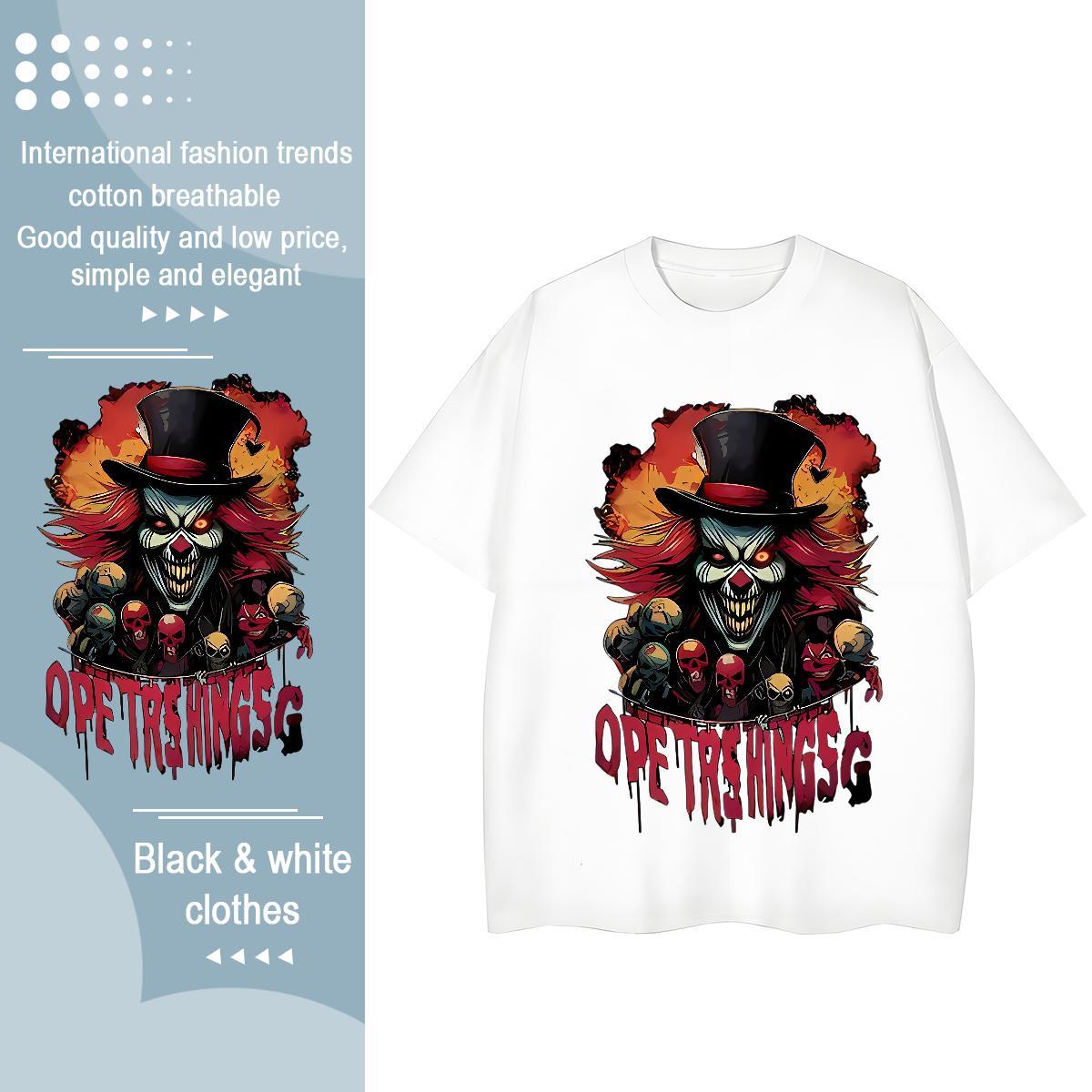 DIY T Shirts Women 100% Cotton 230g O Neck Short Sleeves Outdoor skull Lady T shirt Designer Nice DIY Logo Tees