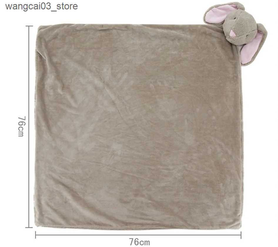 Blankets Swaddling Honeyzone Milestone Blanket Swaddle Wrap Manta De Bebe Elephant Lange Bebe Winter Newborn Mousseline Baby Warm Otulacz 76*76cm L240