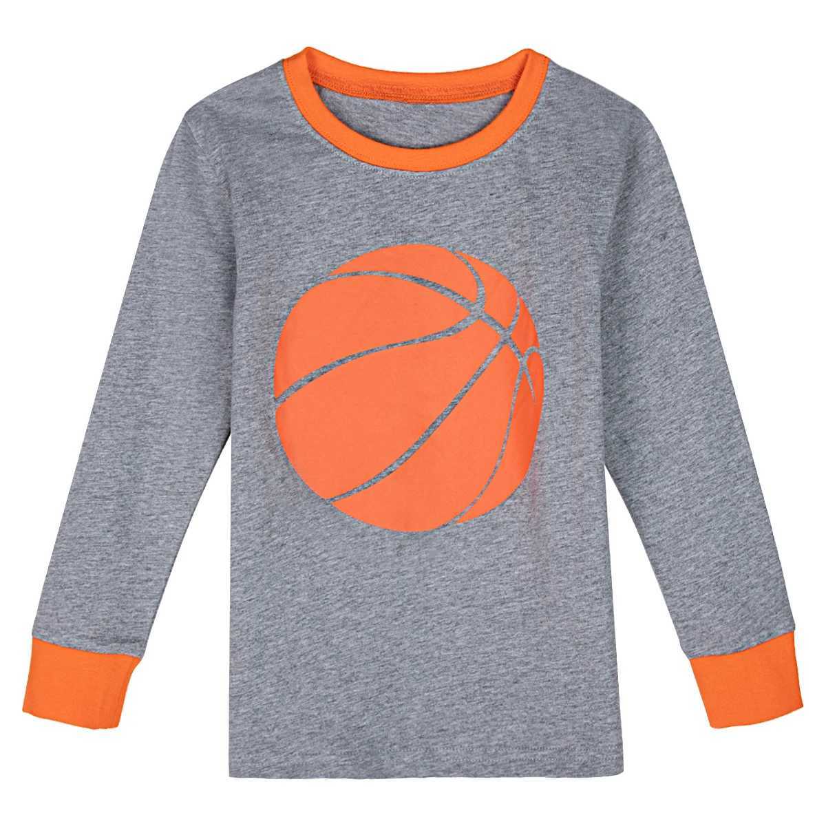 Pajamas Pajamas for s Toddler Boys Football Basketball Baseball Sleepwear Set Infant Halloween Carnival Sport Nightwear S2410127