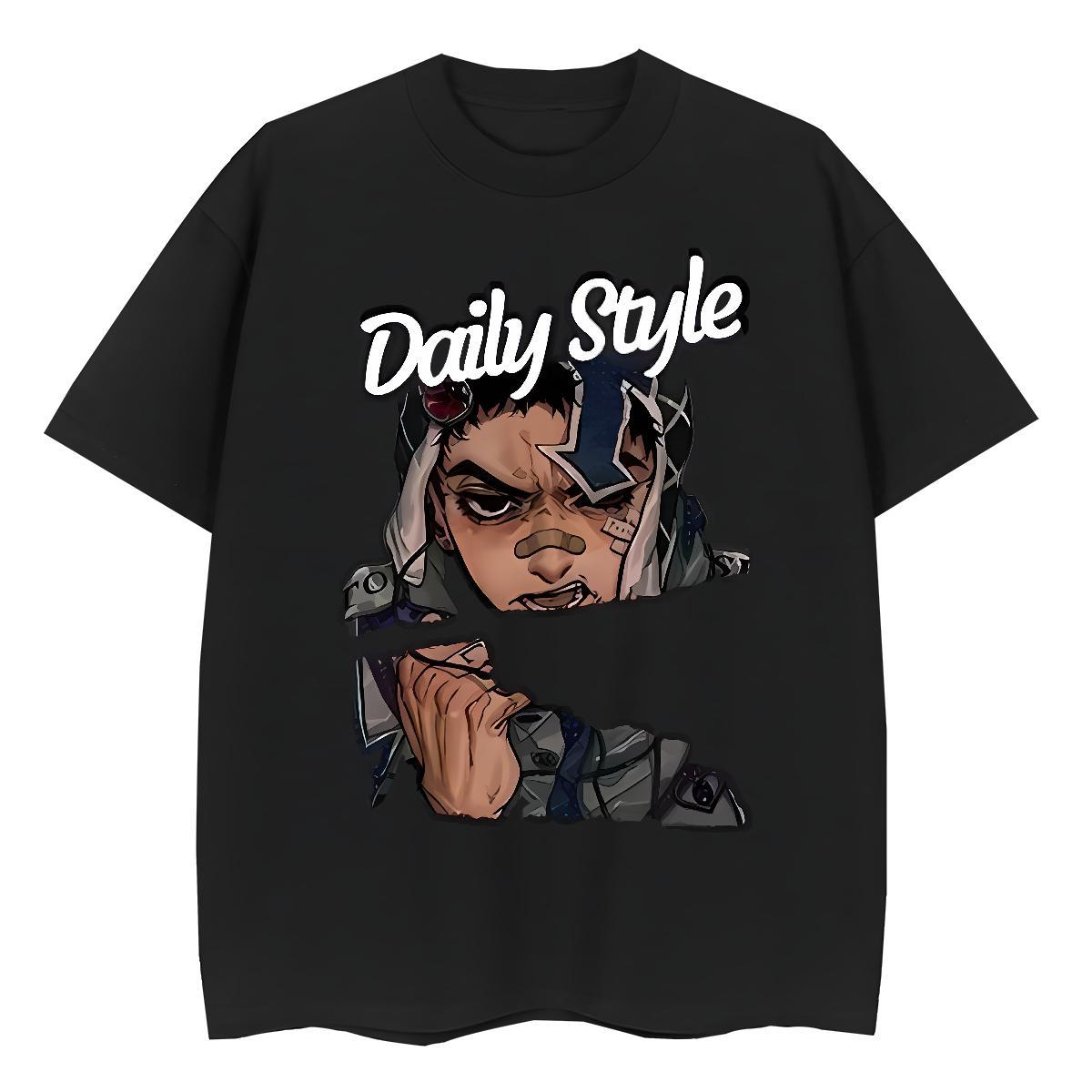 2024 Designer T-Shirts for Women 100% Cotton 230g Short Sleeve O-Neck Street Wear portrait Woman Tshirt Designer Nice Anime Oversized Tee Shirt