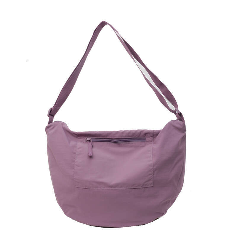 Lazy style large capacity for women 2024 new solid color simple versatile tote casual travel shoulder bag