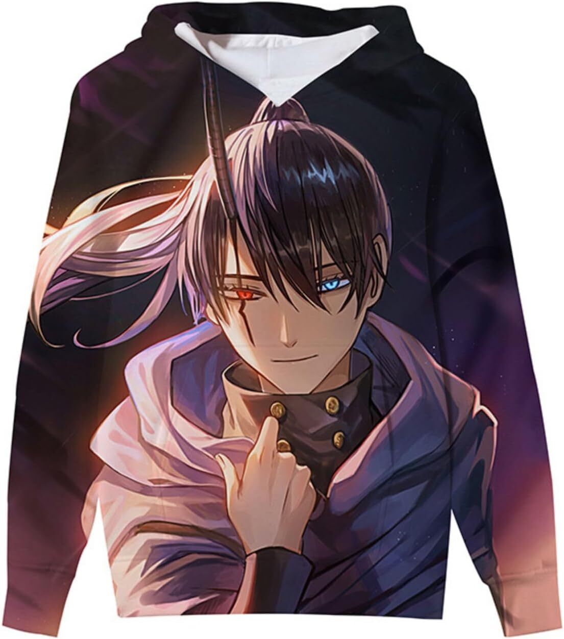 Hoodie for Mens Womens Unisex Anime Hoodie,3D Anime Printed Hooded Sweatshirt, Black Clover Pullover Hoodie for Men Women Boy Graphic Hoodies sweatshi