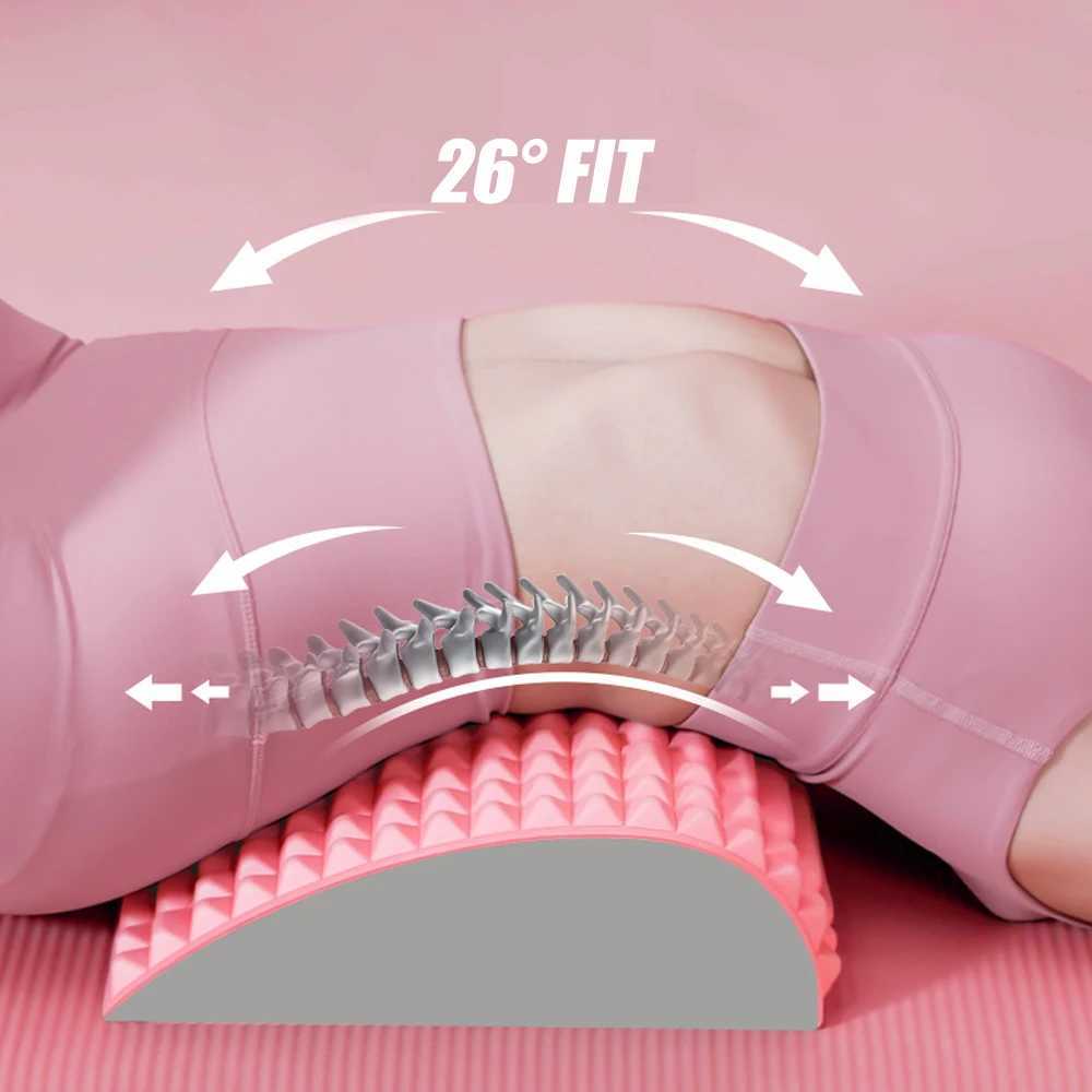 Back stretcher neck and waist support massager back stretcher for spinal correction posture corrector pain relief device W240819