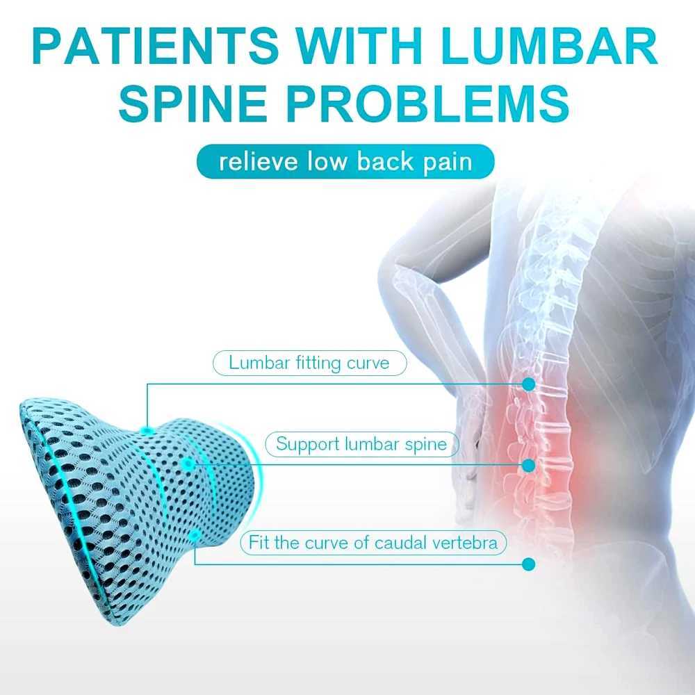 Breathable memory pad indoor accessories bed sleeper car seat waist support pillow foam car pad W240819