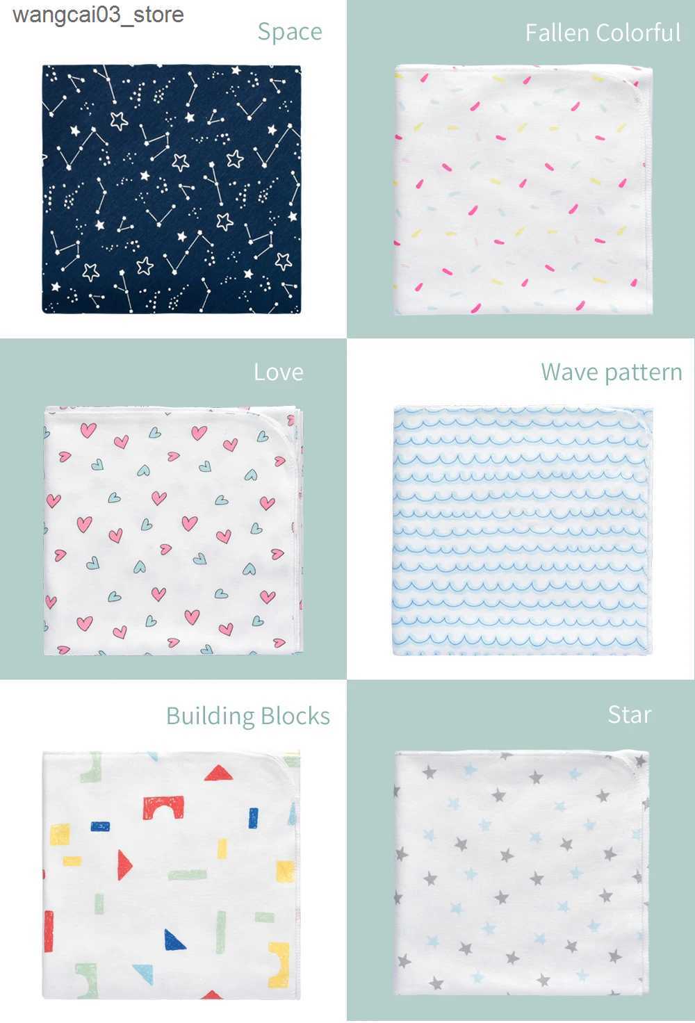 Blankets Swaddling Insular Baby Sleeping Swaddle New Cartoon Infant Cotton Baby Swaddling Wrapped Blanket Newborn Baby Bath Towel 92*92cm L240910