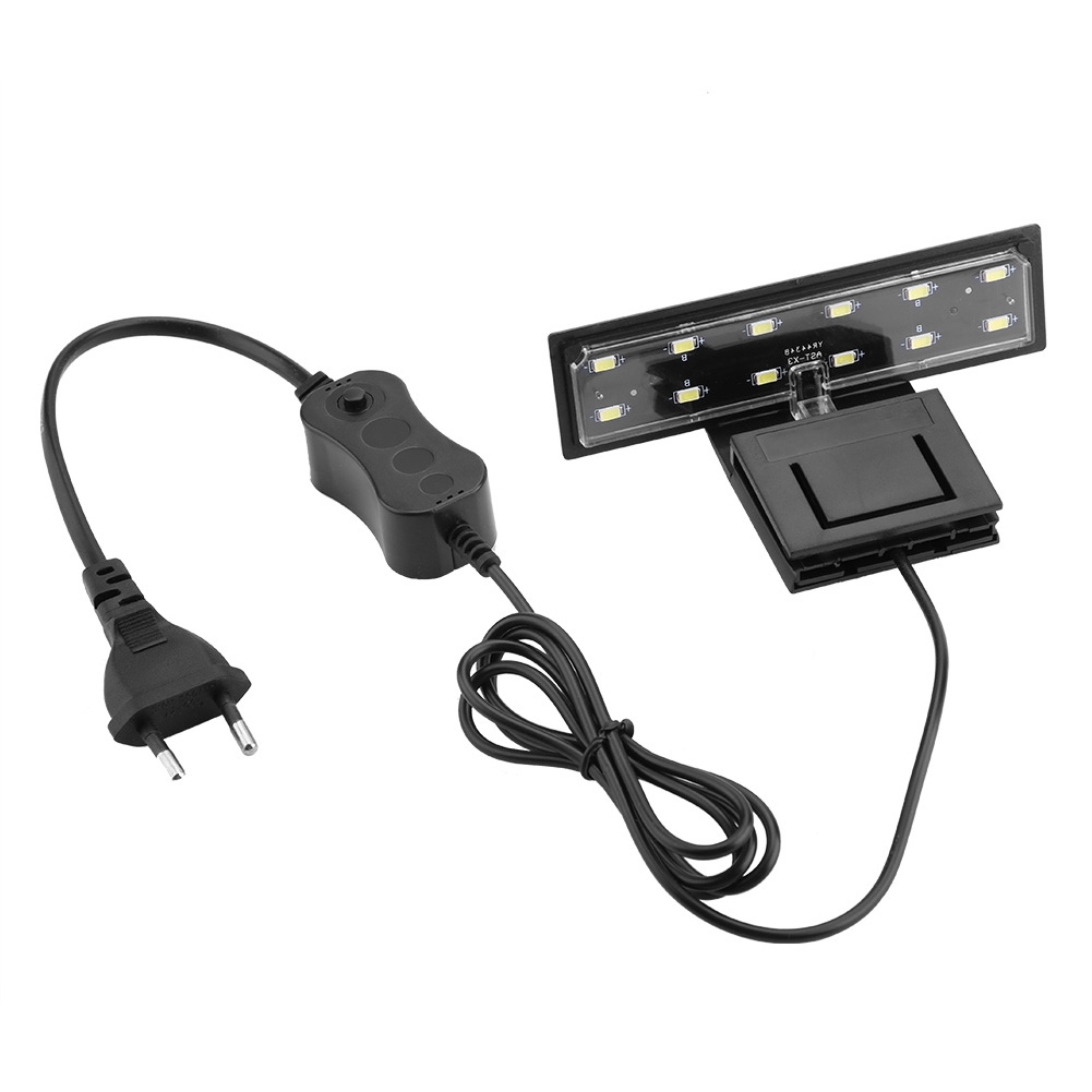 Aquarium Clip Lamp Waterproof Clip on Lamp Slim LED Aquarium Light Plants Grow Lighting Aquarium Light Slim LED