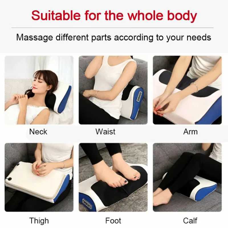 Cervical spine massager body pillow neck massager head heating massage cart and Lomba pillow W240819