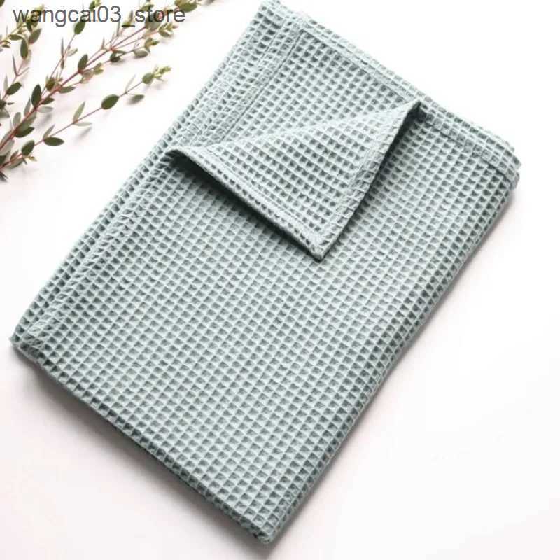 Blankets Swaddling Waffle Baby Blanket For Boys Girls Newborn Summer Baby Swaddle Wrap Receiving Blankets Cotton Toddler Bath Towel Bed Crib Quilts L2