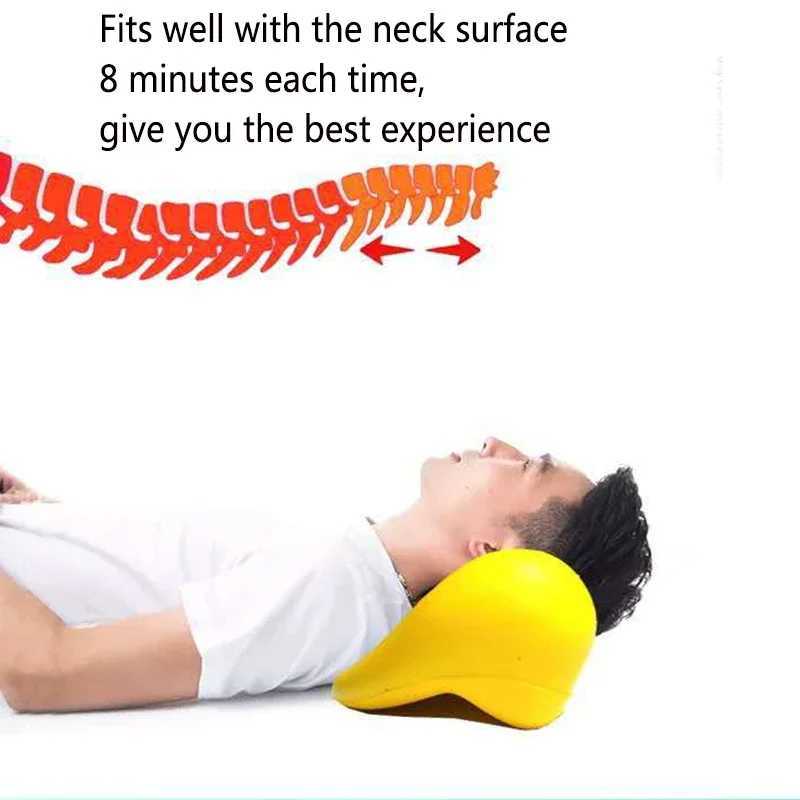 Neck massage pillow Cervical spinal nerve traction device for neck and shoulder massage pillow for pain relief SPA anti slip shower pillow W240819