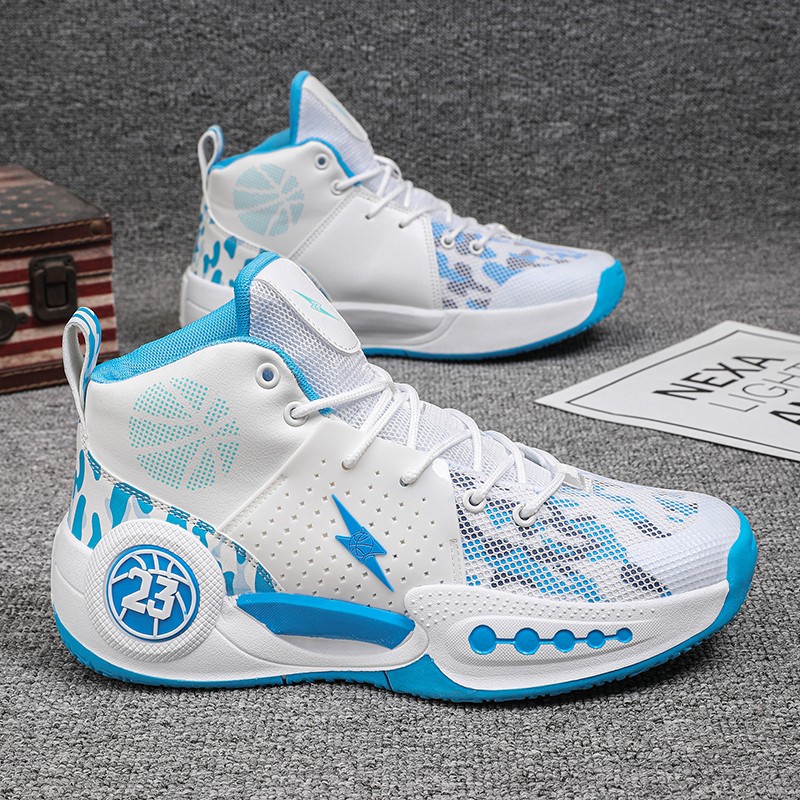 Children's basketball shoes male professional training actual combat shock-absorbing rebound junior high school non-slip sports