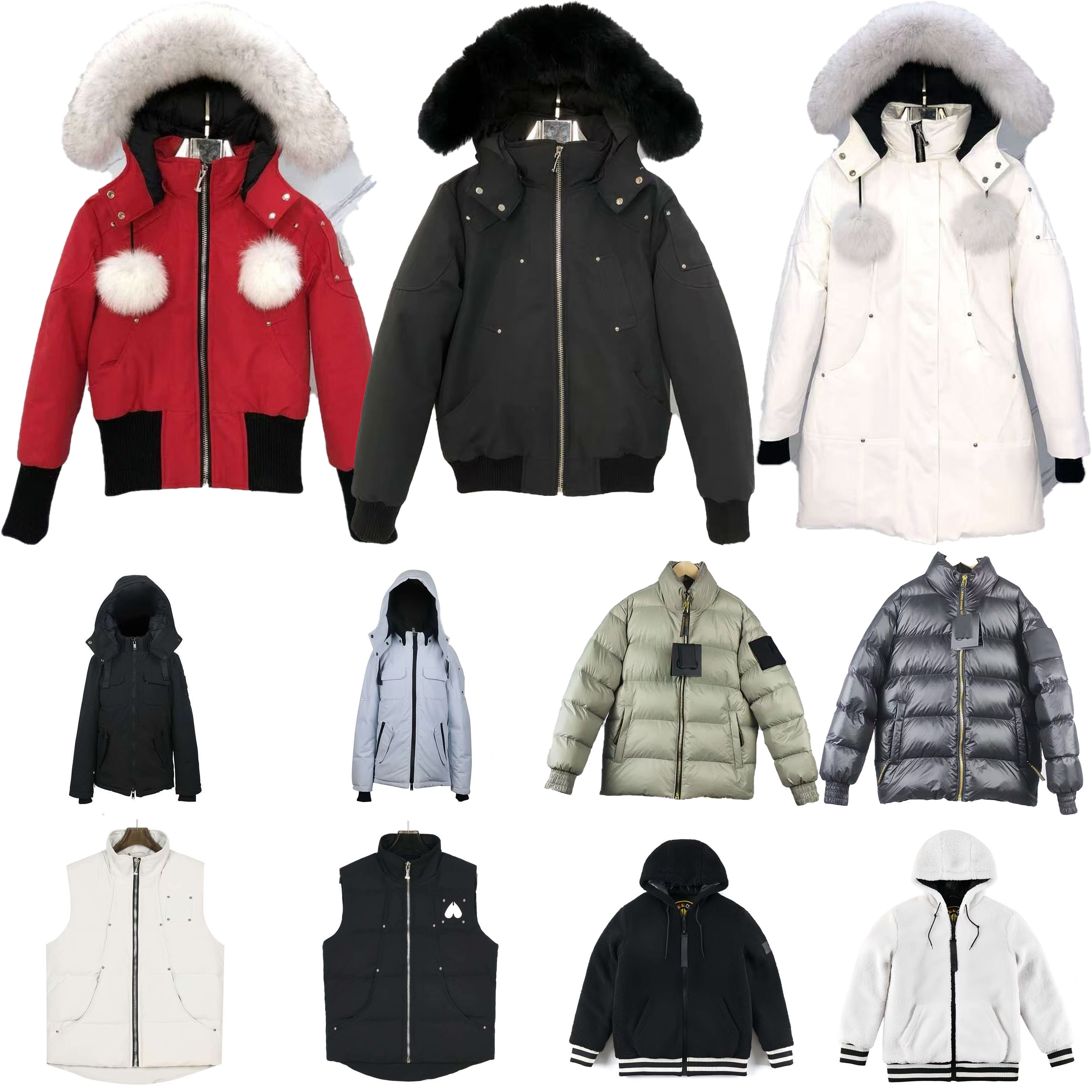 Men's puffer jacket Canada Winter Down Jackets outdoor leisure coats windproof overcoat Waterproof snow proof puffer Thick colla real wolf fur Jacket Size S-2XL