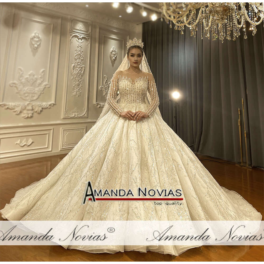 New Design Lace Wedding Dress Real Work